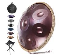 Handpan Drum, 9/10/12 Notes Steel Hand Pan Percussion Instruments, Harmony Hand Drums, 440hz/432hz In D Minor Handpan Drum Sets, For Beginners/Performers/Adults/Childre(E,432HZ/10Note)