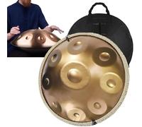 Handpan Drum 9/10/12 Notes Steel Handpan 432Hz/4440Hz Hand Pan Drums Percussion Instrument For Beginners,Meditation,Yoga,With Soft Hand Pan Bag 12 Notes (One Color 9 Notes(440HZ))