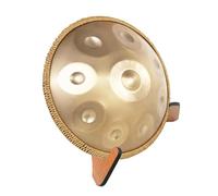 Handpan Drum, 9 Notes 22 Inch Steel Drums Percussion Instruments for Adults, D Minor Steel Hand Drum, Includes a Soft Handbag and with Wooden Stand for Sound Healing Personal Meditation