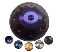 Handpan Drum D Minor 432Hz/440Hz 9 Notes Steel Hand Drum for Professional Performance (D3/A3/bB3/C4/D4/E4/F4/G4/A4)(Purple,440Hz)