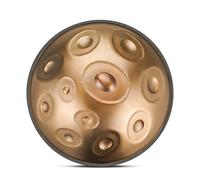 Handpan Drum D Minor 9 Notes 22 Inch 440HZ Steel Tongue Drum with Soft Drum Bag, Harmonic Percussion for Sound Healing, Personal Meditation,Yoga