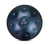 Handpan Drum D Minor 9 Notes 22 Inch 440HZ Steel Tongue Drum with Soft Drum Bag, Harmonic Percussion for Sound Healing, Personal Meditation,Yoga