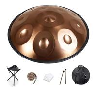 Handpan Drum For Adults - Hand Drum Instrument, 432Hz/440Hz 9/10/12 Notes Handpan Drums Steel Hand Pan In D Minor For Meditation, Music Therapy & Live Performances(F,432HZ/12Note)