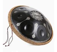 Handpan Drum For Adults, Handpan Drums For Camping, Meditation Or Yoga,Percussion For Meditation Room, 22 Inches D Minor Harmonic Percussion Instrument(Mandala,9 Notes (432Hz))