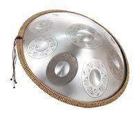 Handpan Drum For Adults, Handpan Drums For Camping, Meditation Or Yoga,Percussion For Meditation Room, 22 Inches D Minor Harmonic Percussion Instrument(Sun,10 Notes (440Hz))