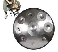 Handpan Drum for Sound Healing, Personal Meditation,Yoga,440Hz 9/10/12 Notes,Kurd Minor Popular Hand Drums/Purple - 12 Notes