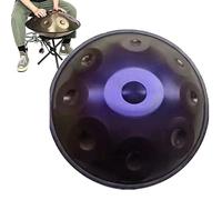Handpan Drum for Sound Healing, Personal Meditation,Yoga,440Hz 9/10/12 Notes,Kurd Minor Popular Hand Drums/Purple - 12 Notes