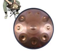 Handpan Drum for Sound Healing, Personal Meditation,Yoga,440Hz 9/10/12 Notes,Kurd Minor Popular Hand Drums/Purple - 12 Notes