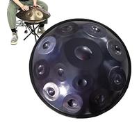Handpan Drum for Sound Healing, Personal Meditation,Yoga,440Hz 9/10/12 Notes,Kurd Minor Popular Hand Drums/Purple - 12 Notes