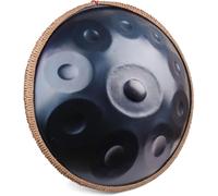 Handpan Drum in D Minor 10 Notes 22 Inch Steel Tongue Drum by Blue - Perfect for Sound Healing, Meditation, Yoga - Includes Soft Bag