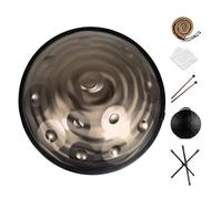 Handpan Drum in D Minor - 22in 9 Note Percussion Instrument for Beginners and Professionals