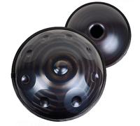 Handpan Drum in D Minor 432/440Hz,56Cm Steel Hand Drum Harmonic Percussion 9/10/12 Notes for Meditation,Yoga/9 Notes/440Hz