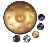 Handpan Drum in D Minor, 432Hz/440Hz, 9 Tones Sensory Musical Instrument, Hand Drum, Ideal for Professional Performances, Steel Drum in D3/A3/bB3/C4/D4/E4/F4/G4/A4