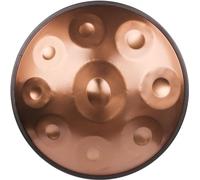 Handpan Drum in D Minor 9 Notes 22 Inch Steel Handpan Instrument 432 Hz Drum with Soft Bag 2 Clappers Stand for Sound Personal Meditation