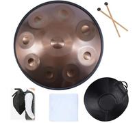 Handpan Drum Instrument, 22 Inches Steel Hand Pan Drums,432 Hz Steel Drum Hand Pan,Handmade Forging and Tuning,For Professional Audio Production