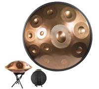 Handpan Drum Instrument, 440hz/432hz In D Minor Adults Percussion Instruments, Steel Hand Pan Tongue Drum, For Yoga Training, Travel Use, Music Training, Music Team Performances(432Hz,12Notes)