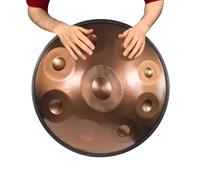 Handpan Drum Instrument - Handpan Drum 22 Inch Percussion Instrument Hand Drum Made Of Steel - Hand Drum In D Kurd Minor, 440 Hz Handpan Drums Percussion Instrument Steel Handpan Drum(432Hz,9Notes)