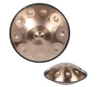 Handpan Drum Instrument - Handpan Drum 22 Inch Percussion Instrument Hand Drum Made Of Steel - Hand Drum In D Kurd Minor, 440 Hz Handpan Drums Percussion Instrument Steel Handpan Drum(A,12Notes)