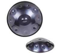 Handpan Drum Instrument - Handpan Drum 22 Inch Percussion Instrument Hand Drum Made Of Steel - Hand Drum In D Kurd Minor, 440 Hz Handpan Drums Percussion Instrument Steel Handpan Drum(B,12Notes)