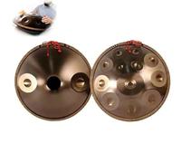 Handpan Drum Instrument - Handpan Drum 22 Inch Percussion Instrument Hand Drum Made Of Steel - Hand Drum In D Kurd Minor, 440 Hz Handpan Drums Percussion Instrument Steel Handpan Drum(9Notes)
