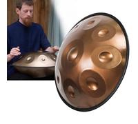 Handpan Drum Instrument - Handpan Drum Steel Hand Pan, 22 Inch Steel Hand Pan Percussion Instruments D Kurd Minor, 432Hz/440Hz Handpan Drum Sets, Hand Pan Instrument For Adults(432Hz,10Notes)