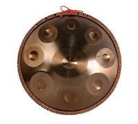 Handpan Drum Instrument In D Minor 9/10 Notes 22 Inches Steel Hand Drum with Carry Bag, Mallets, Bracket, Note Stickers, Wipe Cloth - 440HZ/432HZ Handpan