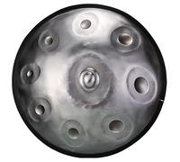 Handpan Drum Instrument In D Minor, 9 Notes 22In/56cm Steel Hand Drum, Best Gift For Camping Yoga Meditation Music Therapy, Great For Enthusiasts