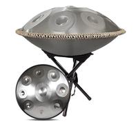 Handpan Drum Instrument with Soft Bag, Mallets, and Tripod, 9/10/12 Notes Percussion for Relaxation and Music Therapy