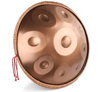 Handpan Drum Kit in D Minor, Blue, 9 Tones, 22 Inch Hand Pan with Bag - Sound Healing, Meditation, Yoga - Percussion Instrument