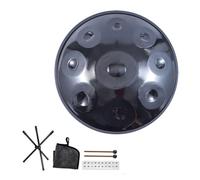 Handpan Drum Sets, 22 Inch D Minor Steel Hand Pan Percussion Instruments, Steel Tongue Drum With Mallets Stand & Carry Bag 432Hz/440Hz Percussion Instruments For Adults Beginners(E-432Hz,9Notes)