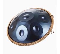 Handpan Drum Sets 432hz/440hz, D Minor 9/10/12 Notes Music Steel Tongue Drum, 22 Inches Steel Hand Drum Adult's Music Pan Instrument, For Music Education Family Reunion(C-440Hz,9Notes)