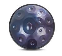 Handpan Drum Sets, 432Hz/440Hz Handpan Drum Steel Hand Pan For Sound Healing And Personal Meditation, 22 Inches 9/10/ 12 Notes Steel Hand Pan Percussion Instruments(BLUE-12 NOTES,440Hz)