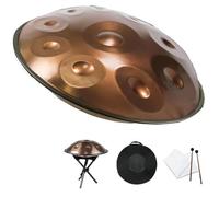 Handpan Drum Sets, 9/10/12/14 Notes Hand Drum In D Kurd Minor, 432Hz Steel Handpan Drums Percussion Instrument, For Musical Education Entertainment Meditation Yoga(10Notes)