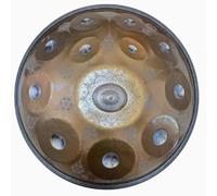 Handpan Drum Sets - Steel Hand Pan Percussion Instruments 22 Inch Mandala Hand Drum Instrument 432Hz/440Hz, D Minor Handpan Instrument Hand Pan Drum For Adults(Gold and silver,9 notes)