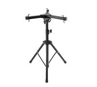 Handpan Drum Stand Adjustment Hand Drum Rack Stand Beech Wood/Metal Triangle Bracket Hang Handpan Universal Folding Portable for 10 12 Inch(Color 2)