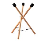 Handpan Drum Stand Drum Rack Tongue Hand Stand Triangle Bracket Hang Handpan Beech Wood Floor Universal Folding Portable Accessories