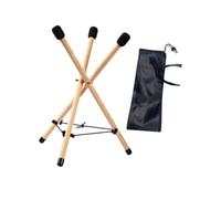 Handpan Drum Stand Handpan Drum Bracket Tripod Portable Non Slip Wooden Holder Ethereal Stand for Outdoor Activities Camping(S)