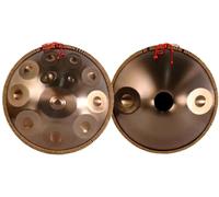 Handpan Drum, Steel Drums Sets 22 Inches 440HZ/432HZ Hand Pan Percussion Instruments with Carry Bag for Adults Professional Performance,Gold,22Inch 14Notes