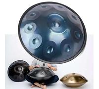Handpan Drum Steel Hand Pan, 22 Inch D Kurd Handpan Musical Instrument, 10 Tone Hand Pan Tongue Drum Percussion Instrument, With Handpans Stand, Carrying Bag, For Music Enthusiast(10 notes(432Hz))