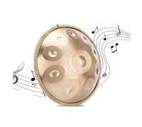 Handpan Drum Steel Hand Pan, 9/10/12/14 Notes Hand Drum In D Kurd Minor, 432 Hz Handpan Drums Percussion Instrument Steel Handpan Drum, With Handpan Bag, 2 Mallets And Hand Drum Stand(9Notes)