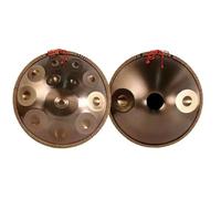 Handpan Drum Steel Hand Pan, 9/10/12/14 Notes Hand Drum In D Kurd Minor, 432 Hz Handpan Drums Percussion Instrument Steel Handpan Drum, With Handpan Bag, 2 Mallets And Hand Drum Stand(14Notes)