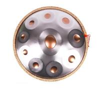 Handpan Drum Steel Hand Pan, 9/10/12/14 Notes Hand Drum In D Kurd Minor, 432 Hz Handpan Drums Percussion Instrument Steel Handpan Drum, With Handpan Bag, 2 Mallets And Hand Drum Stand(10Notes)