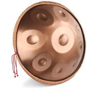 Handpan Drum Steel Hand Pan, 9/10/12/14 Notes Hand Drum In D Kurd Minor, 432 Hz Handpan Drums Percussion Instrument Steel Handpan Drum, With Handpan Bag, 2 Mallets And Hand Drum Stand(10Notes)