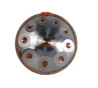 Handpan Drum Steel Hand Pan, 9/10/12 Notes Hand Drum In D Kurd Minor, 432 Hz Handpan Drums Percussion Instrument Steel Handpan Drum, With Handpan Bag, 2 Mallets And Hand Drum Stand(440Hz,10Notes)