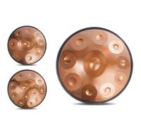 Handpan Drum Steel Hand Pan, 9/10/12 Notes Hand Drum In D Kurd Minor, 432 Hz Handpan Drums Percussion Instrument Steel Handpan Drum, With Handpan Bag, 2 Mallets And Hand Drum Stand(B,10Notes)