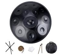 Handpan Drum Steel Percussion Instrument with Soft Bag for Meditation Yoga Sound Healing and Street Performance