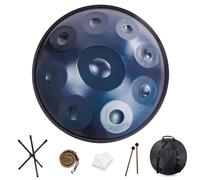 Handpan Drum Steel Percussion Instrument with Soft Bag for Meditation Yoga Sound Healing and Street Performance