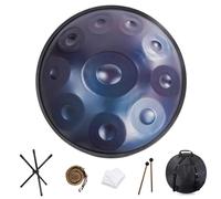 Handpan Drum Steel Percussion Instrument with Soft Bag for Meditation Yoga Sound Healing and Street Performance