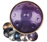Handpan Drum Steel Tongue Drum with 9/10/12 Notes in D Minor - Harmonic Percussion Instrument for Adults