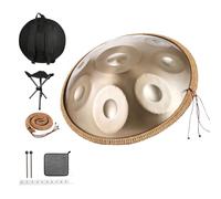 Handpan Drums For Adults, 432/440Hz Steel Hand Pan Percussion Instruments, 9/10/12 Notes Handpan Drum Sets In D Minor, Musical Instruments For Sound Healing(A,432HZ/9Note)